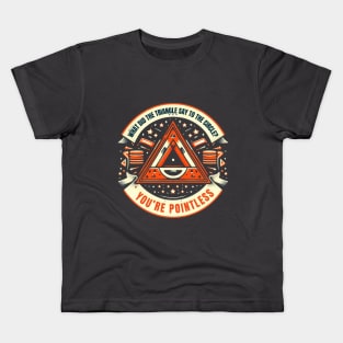 Triangle Said to Circle Kids T-Shirt